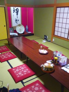 2015年12月13日狭野神社禊カフェ開催した社務所